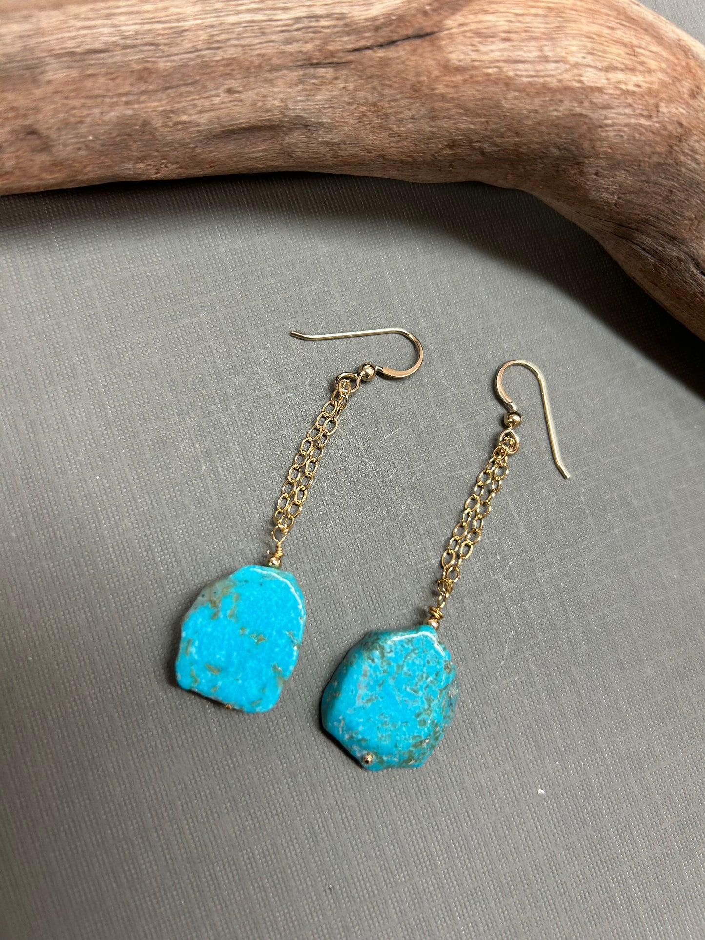 Turquoise -Blue earrings