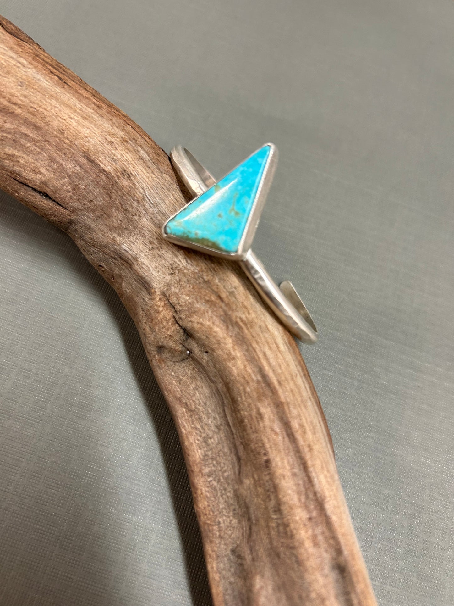 Turquoise silver cuff