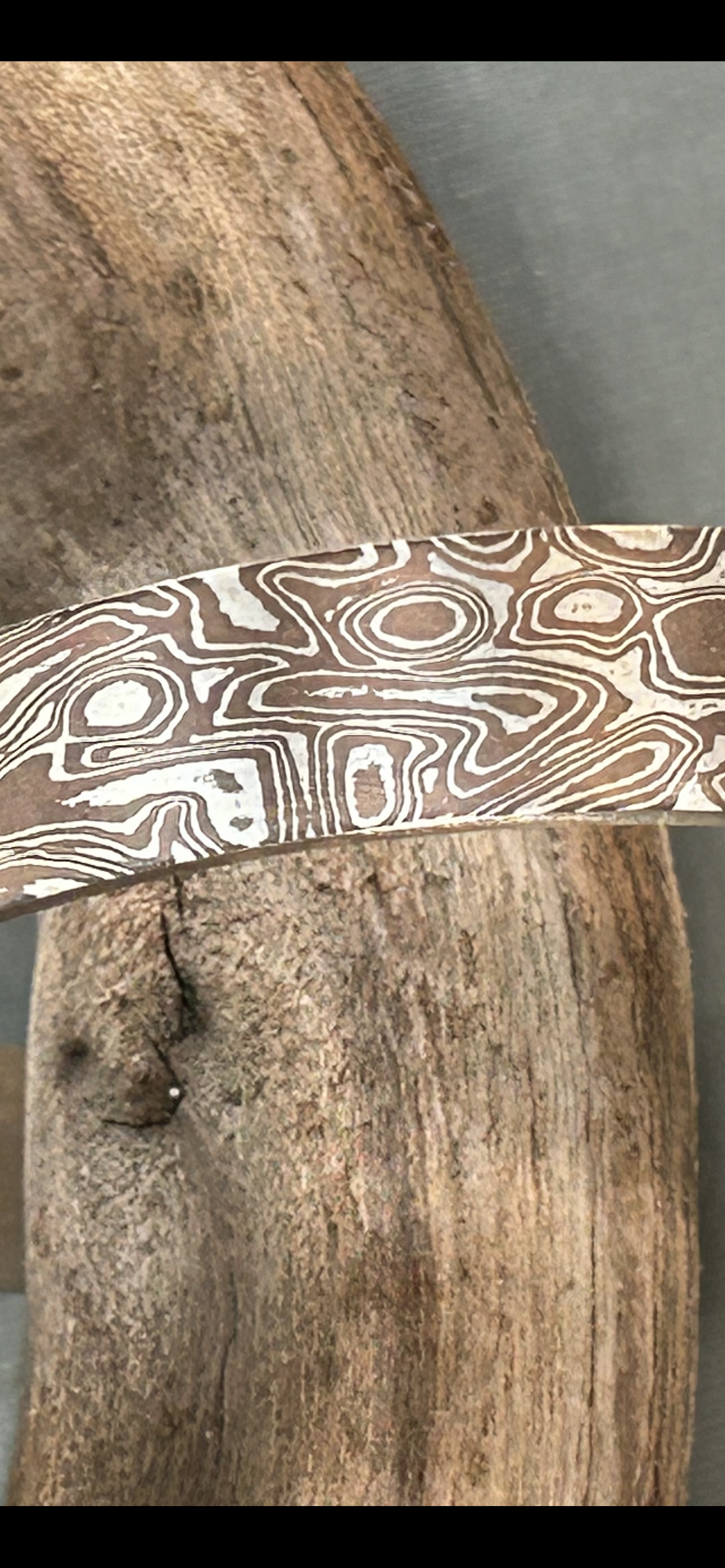 Mokume cuff-silver and copper