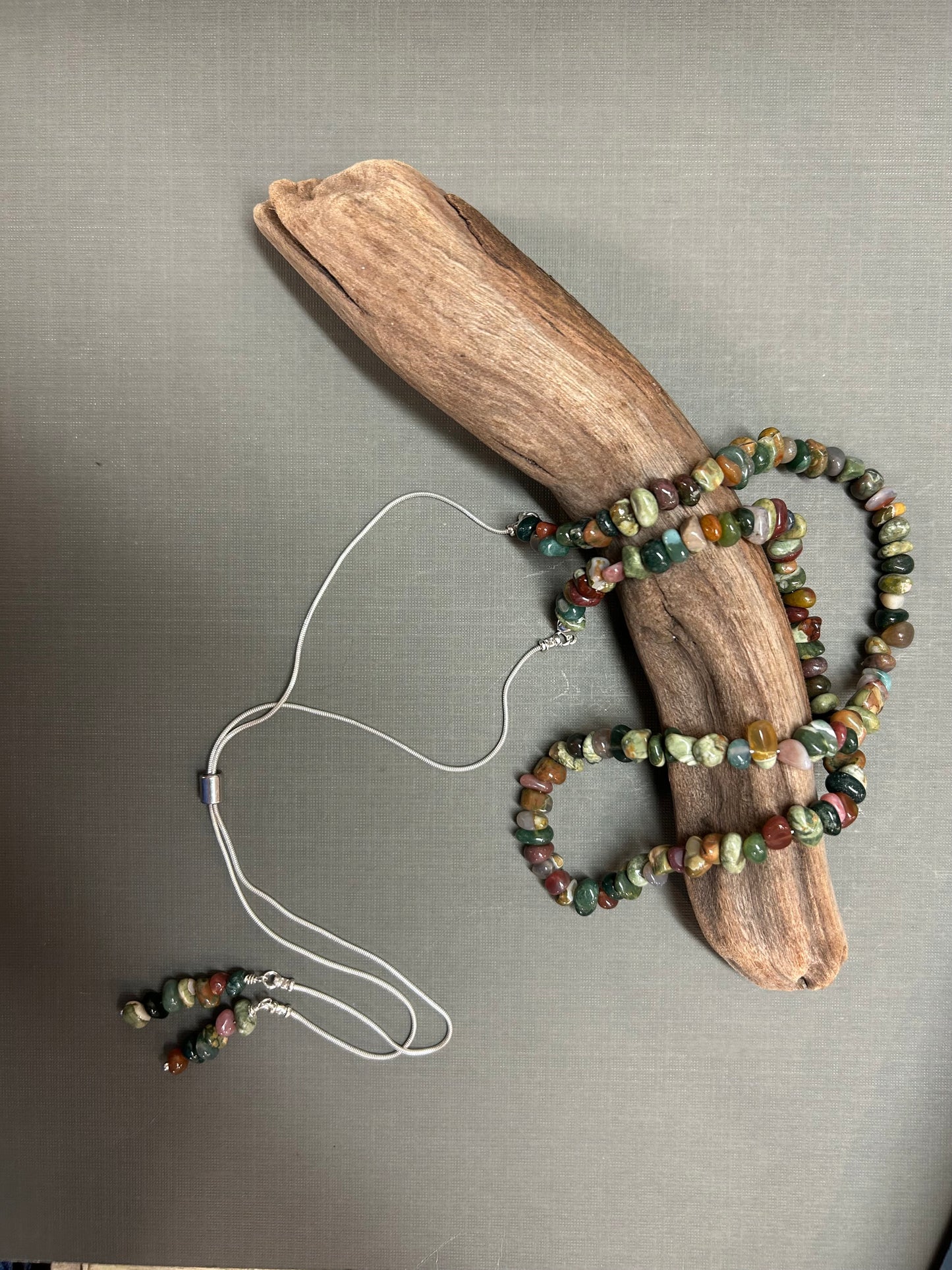 Ocean Jasper lariat/ necklace