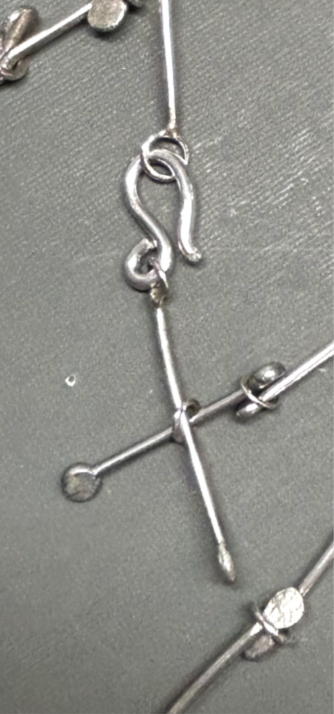 Silver Links chain- Handmade