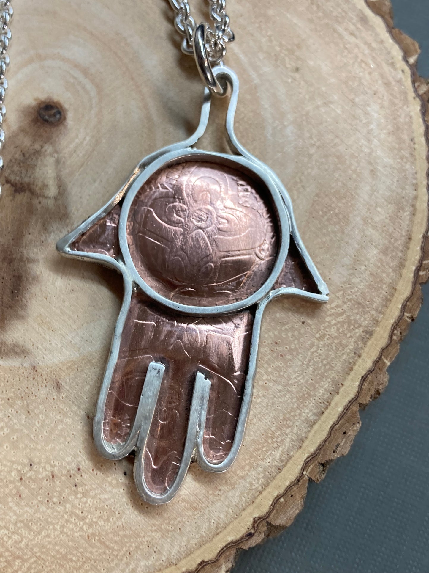 Hamsa Hand necklace- protection from Evil Eye