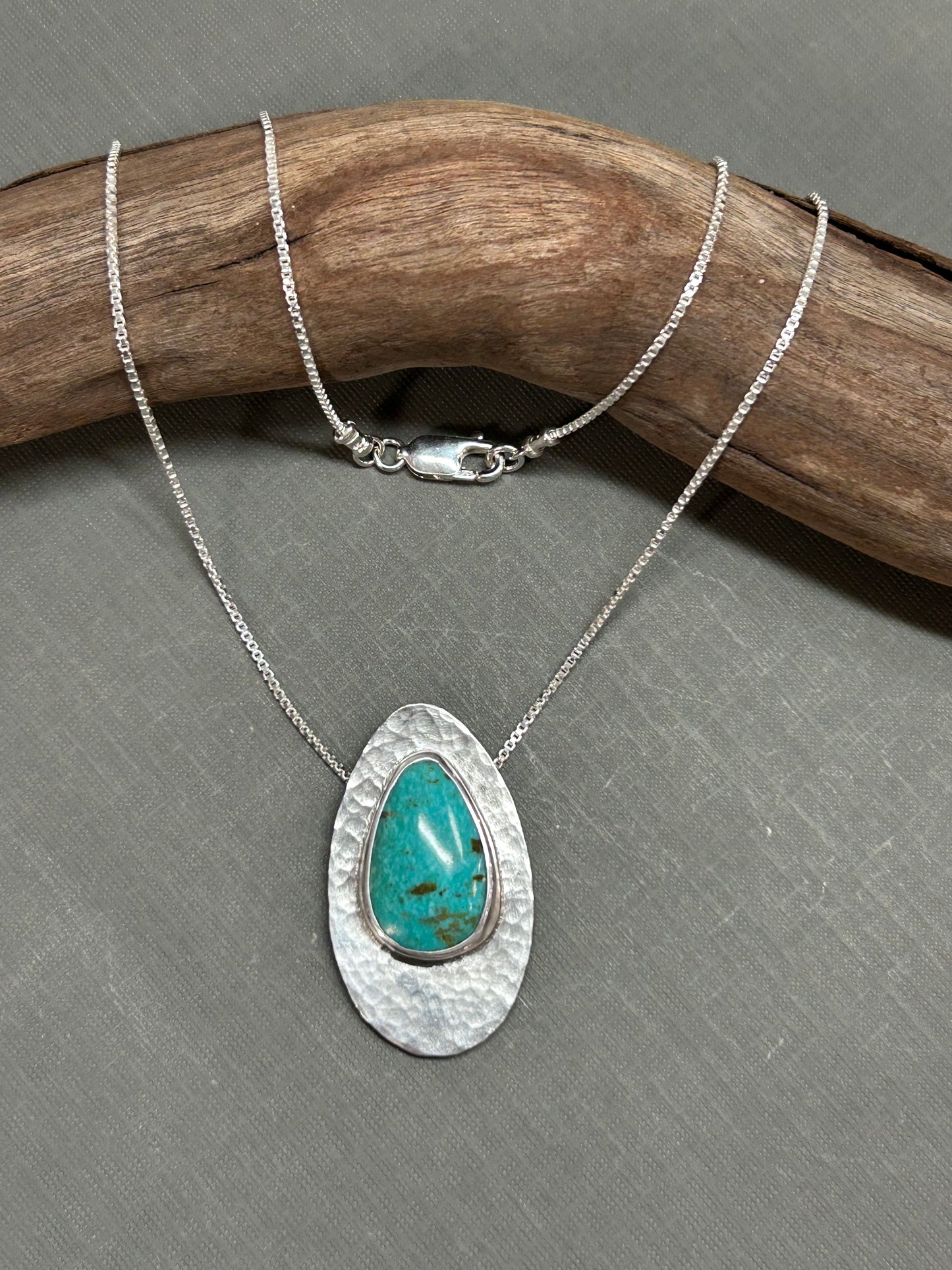 Turquoise drop necklace/pendant