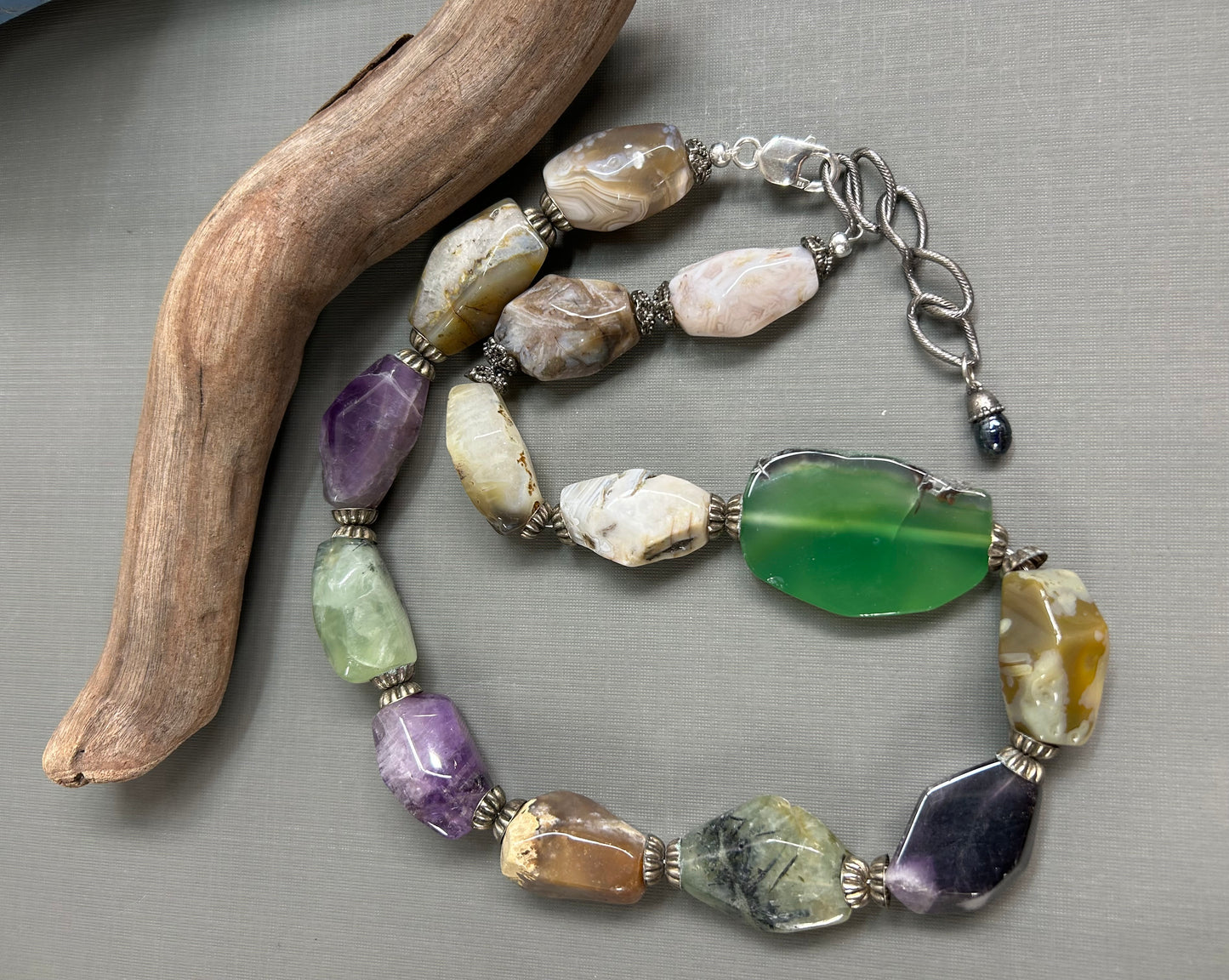 Chunky gemstone necklace