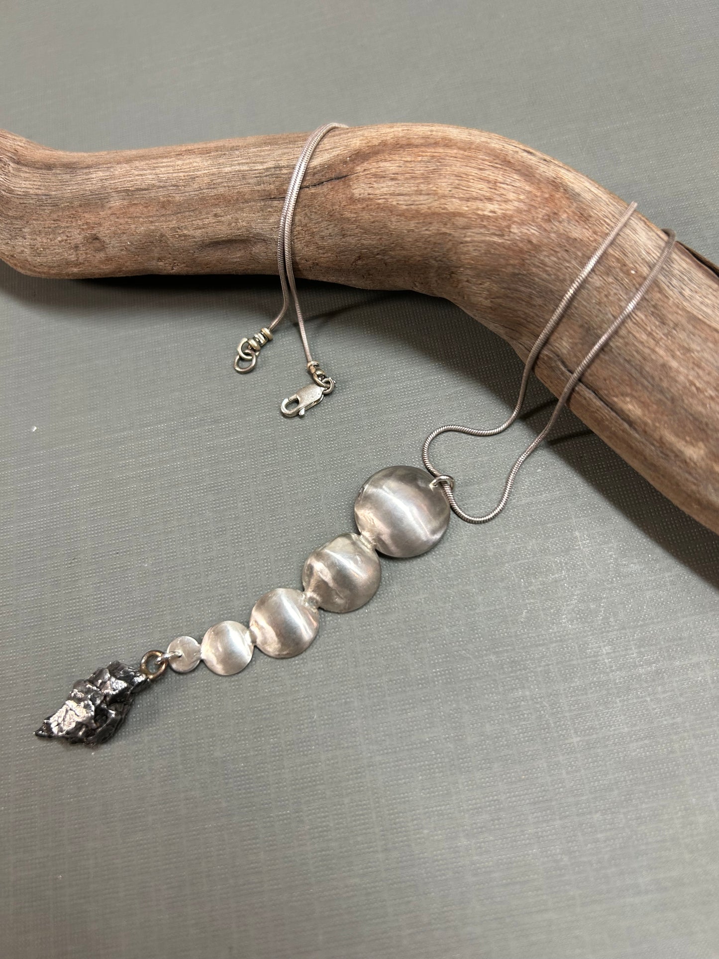 Comet and Meteorite necklace