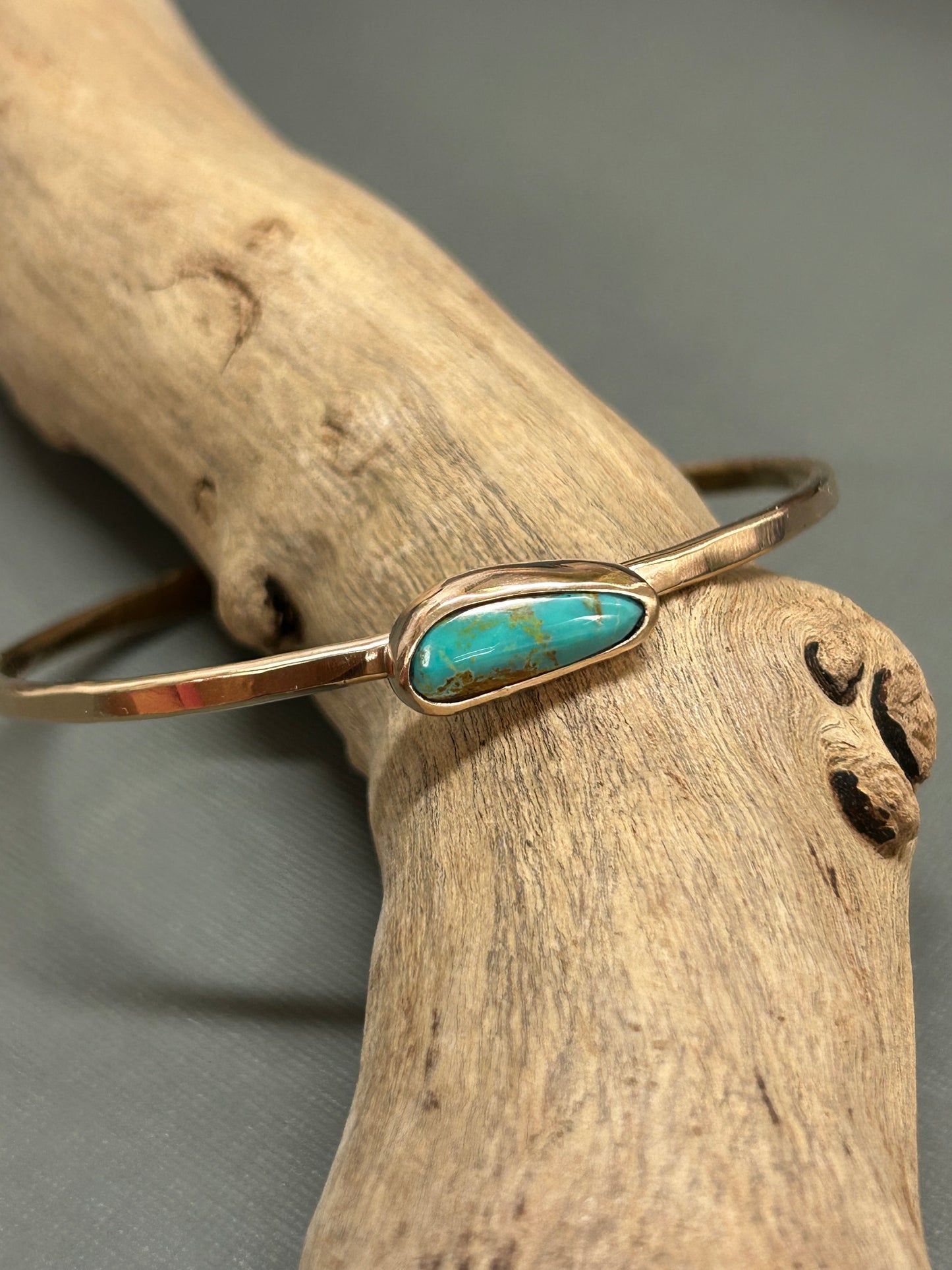 Royston Turquoise Gold cuff