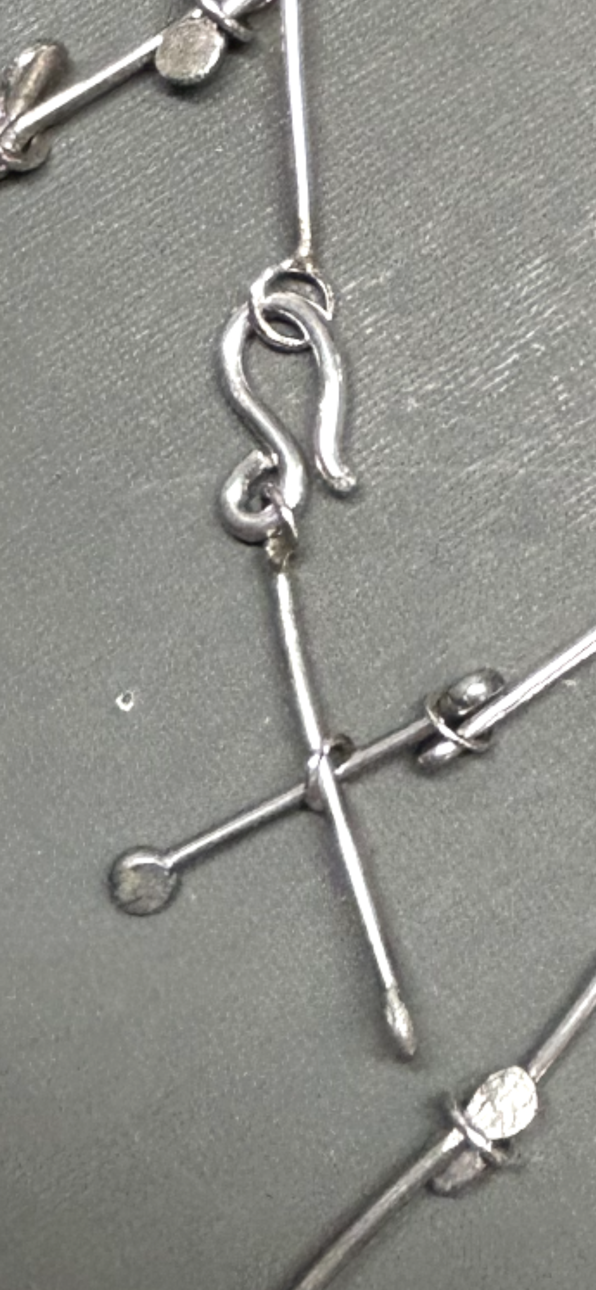 Silver Links chain- Handmade