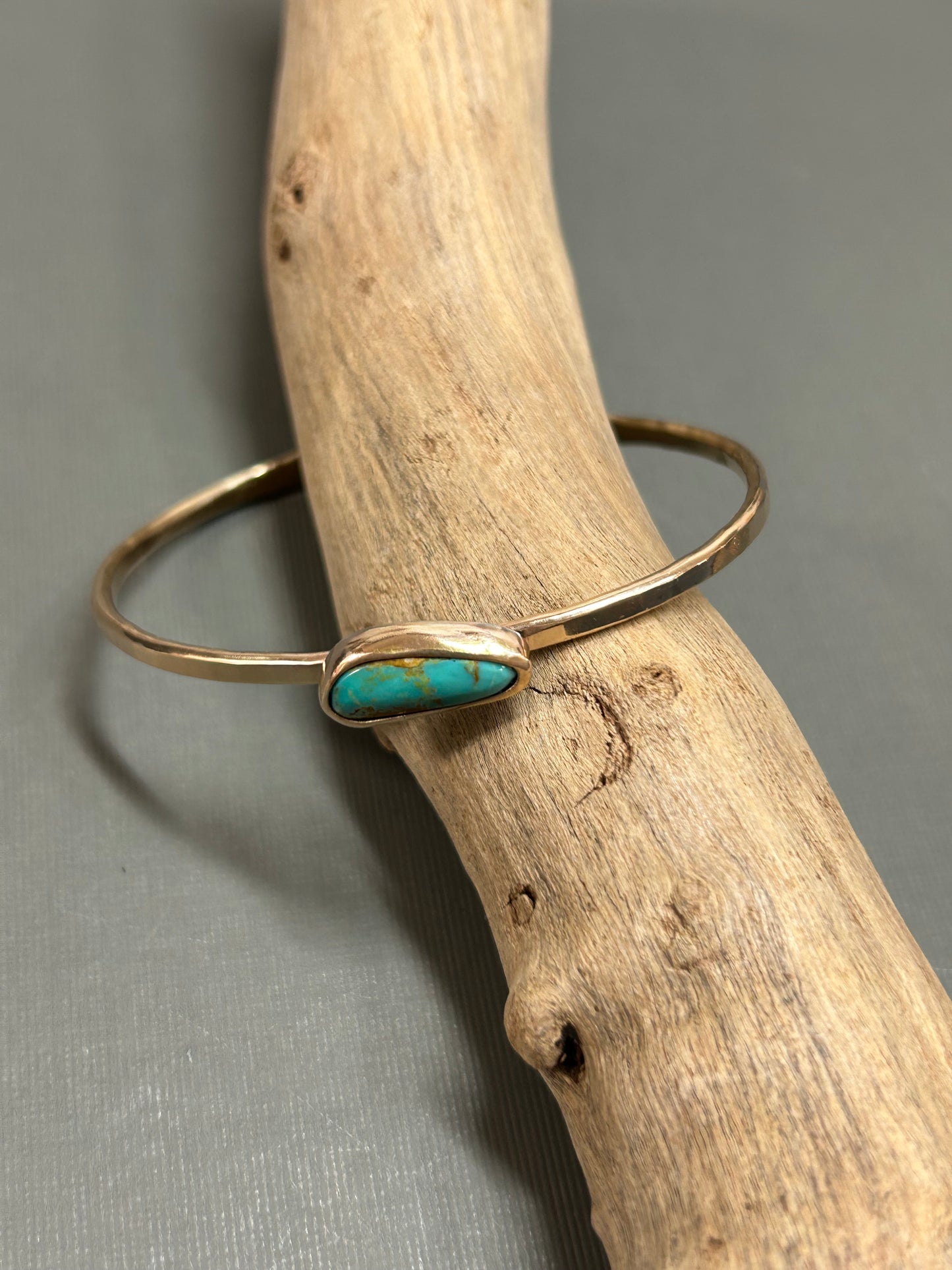 Royston Turquoise Gold cuff