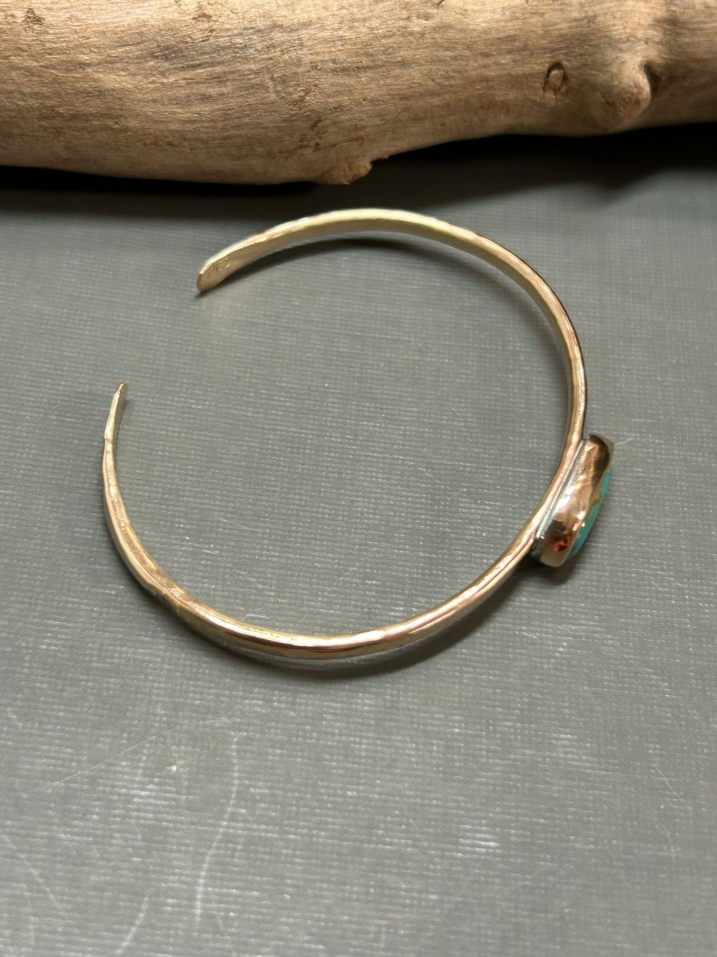 Royston Turquoise Gold cuff