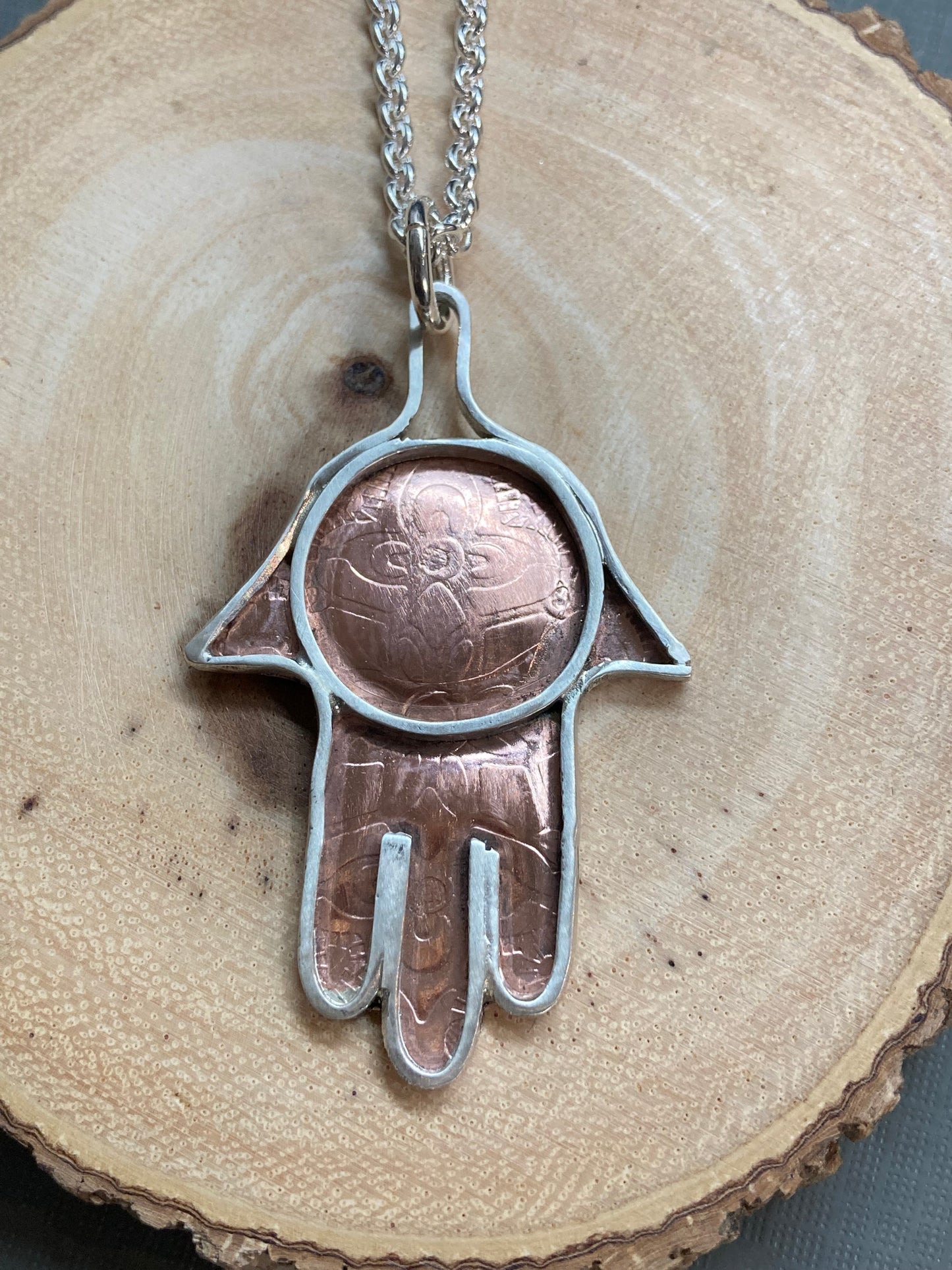Hamsa Hand necklace- protection from Evil Eye