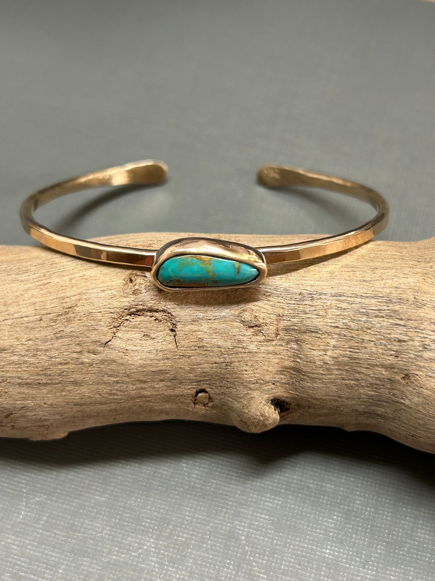 Royston Turquoise Gold cuff