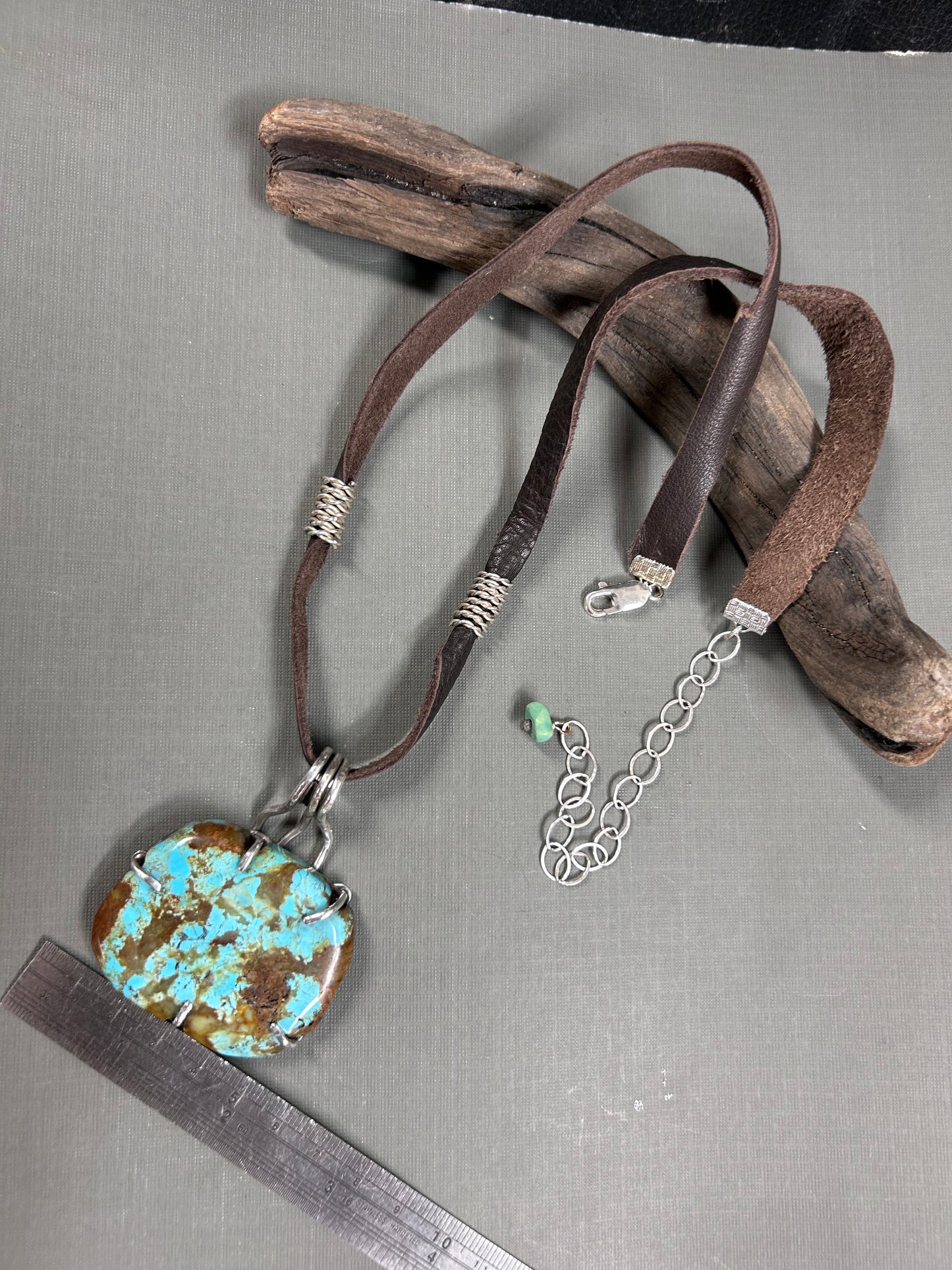 Turquoise statement necklace