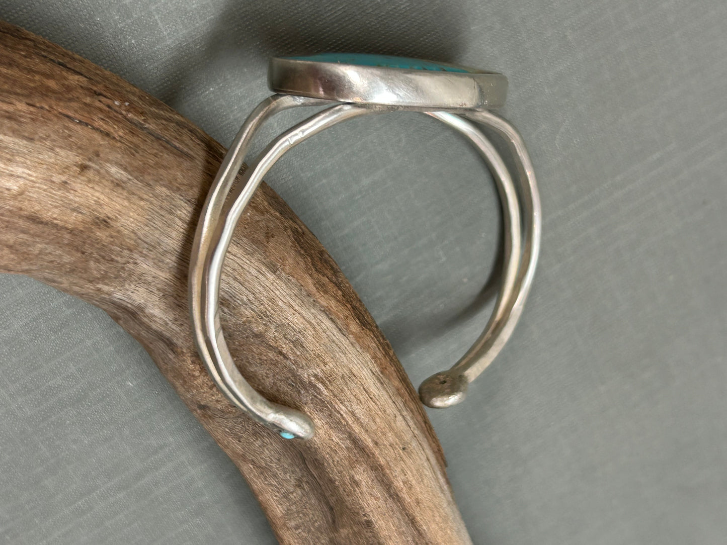 Turquoise silver cuff/bracelet statement piece