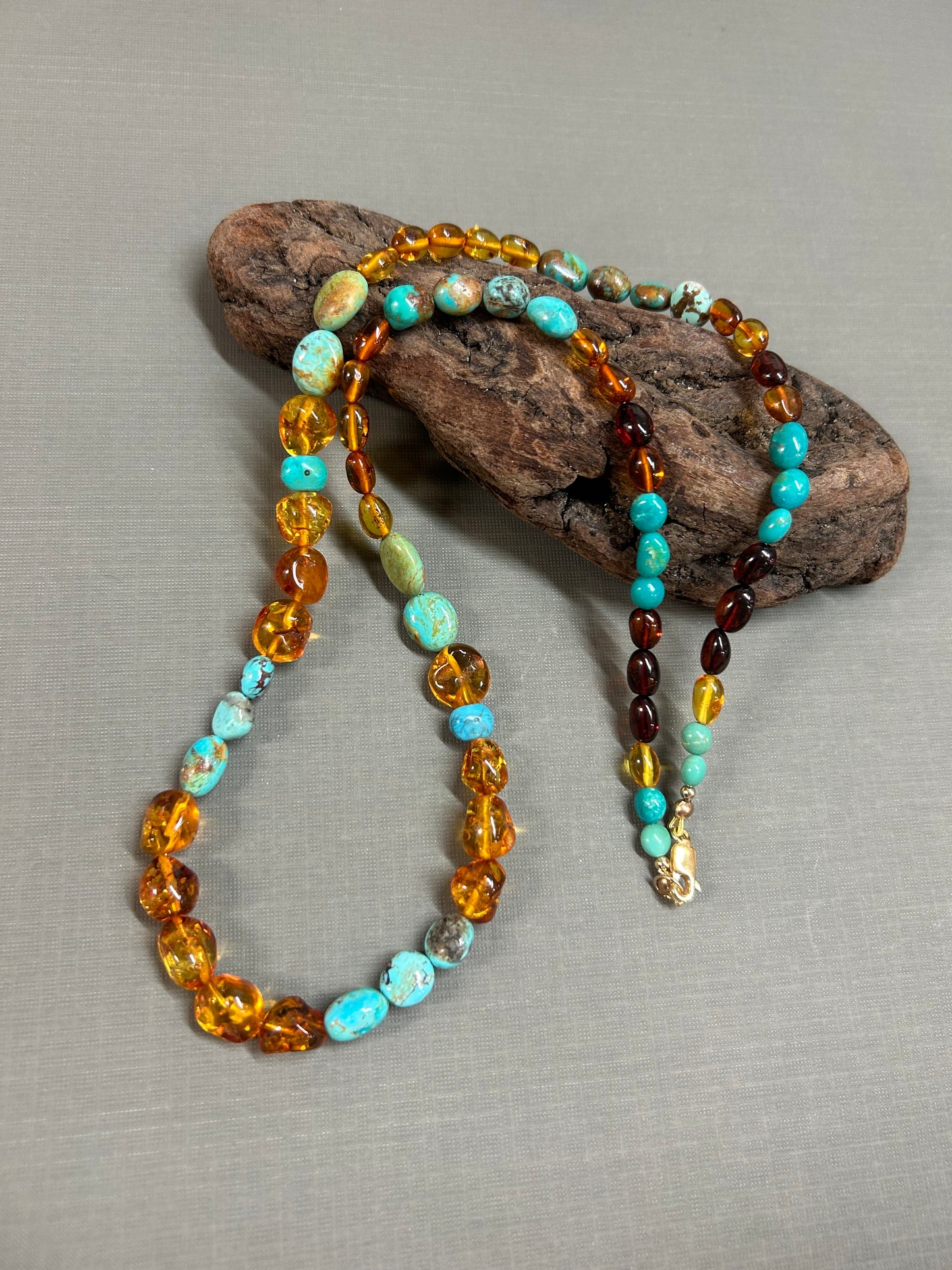 Amber and Turquoise necklace