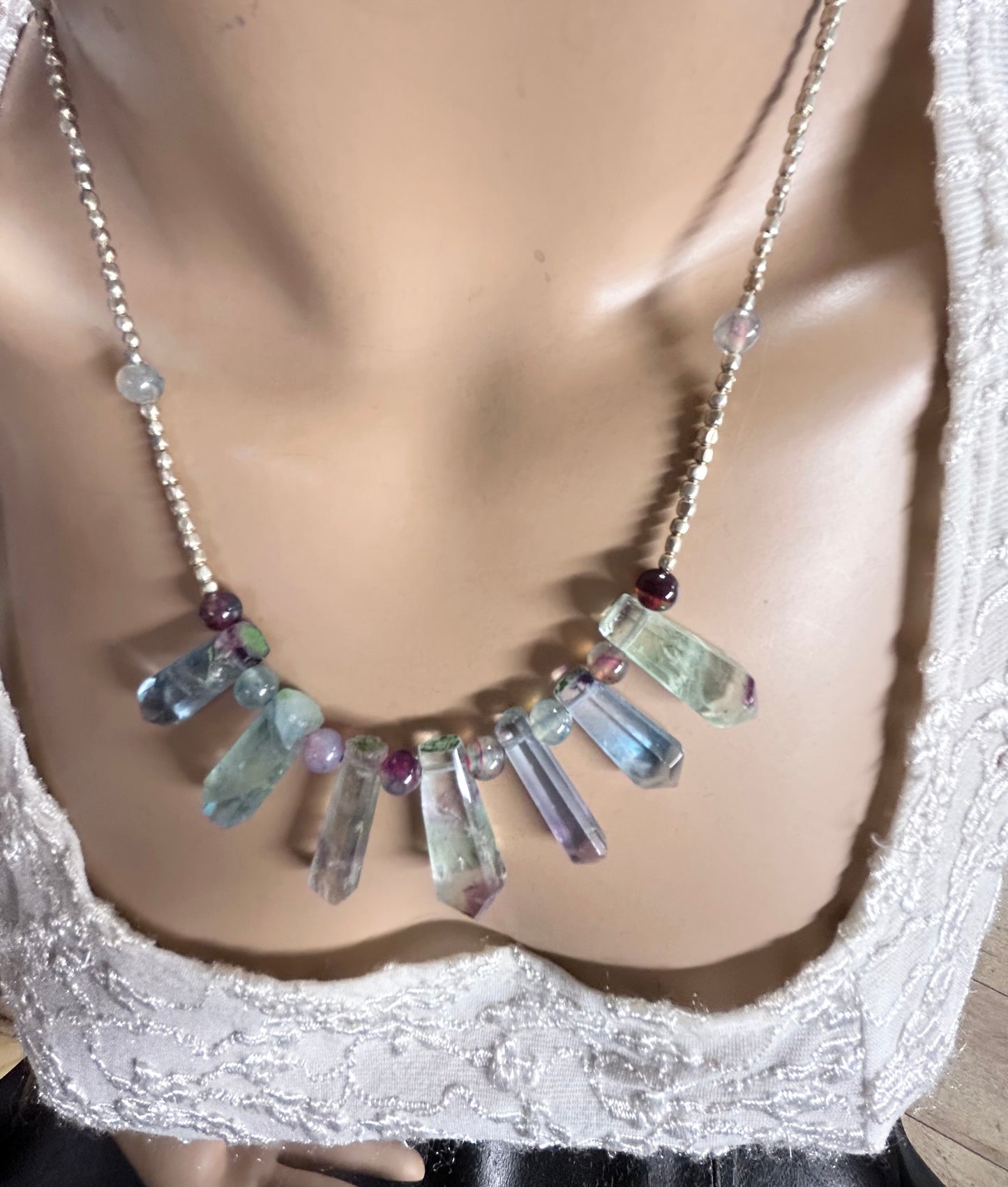 Fluorite necklace