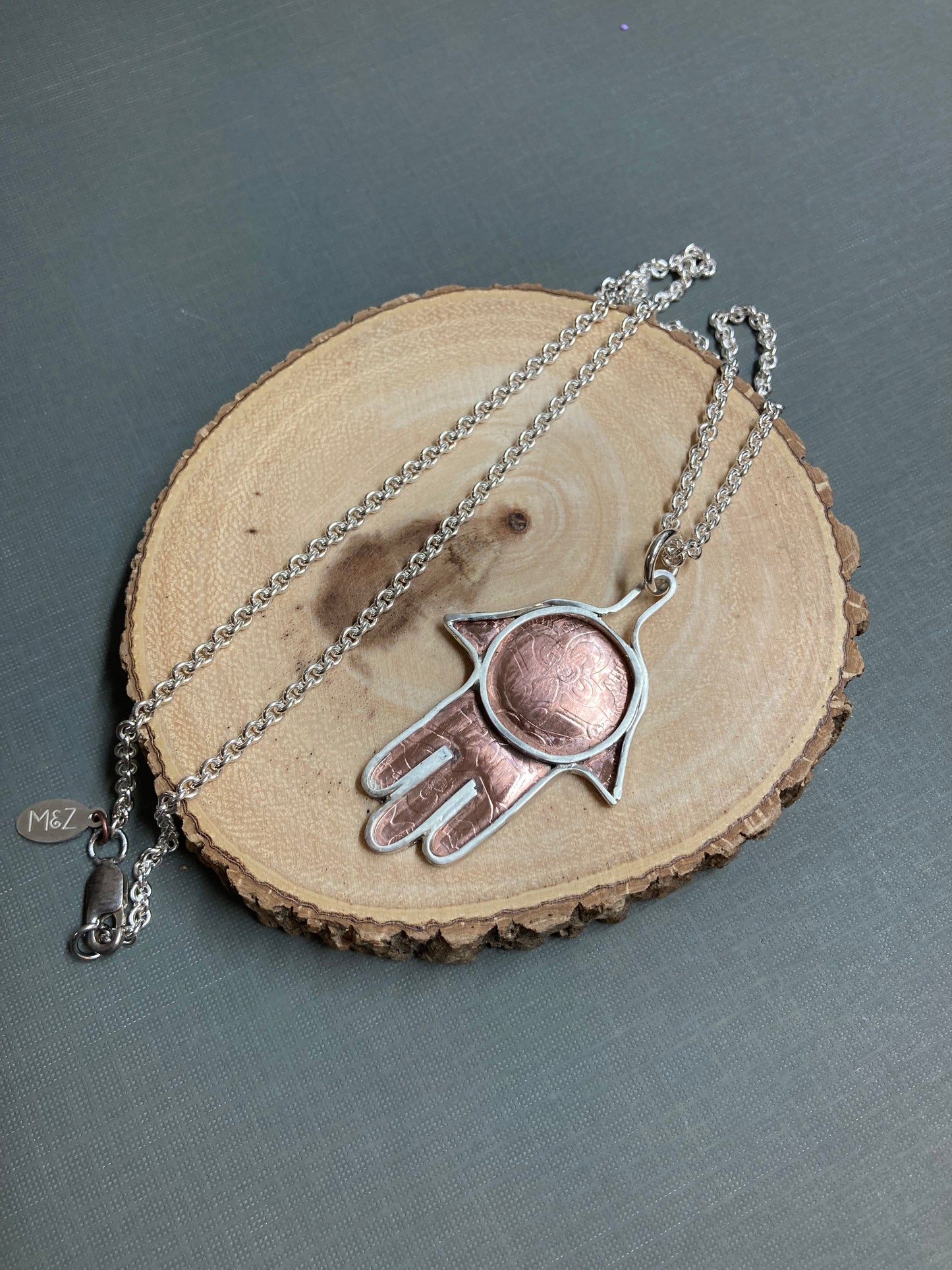 Hamsa Hand necklace- protection from Evil Eye