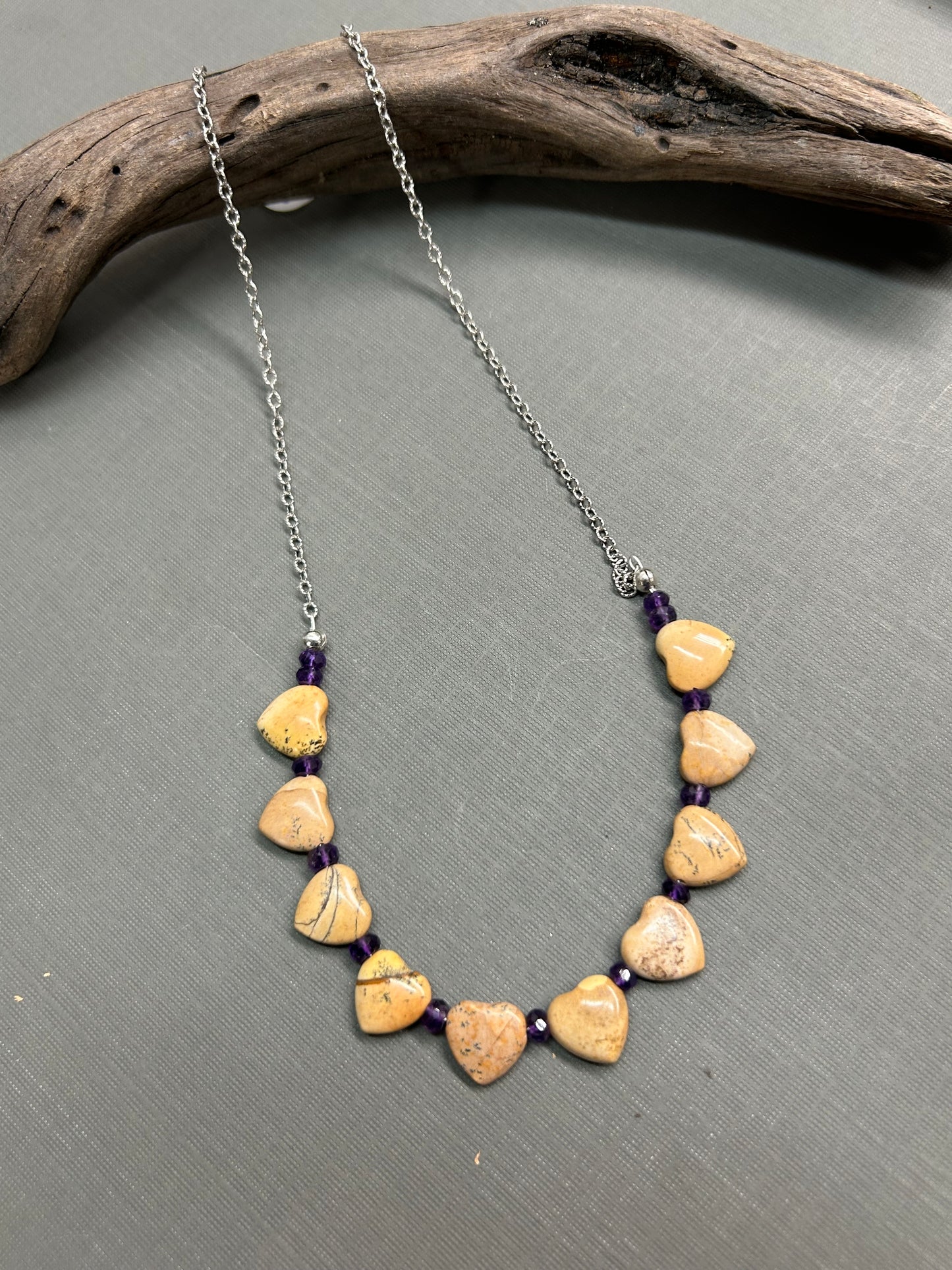 Hearts necklace- love