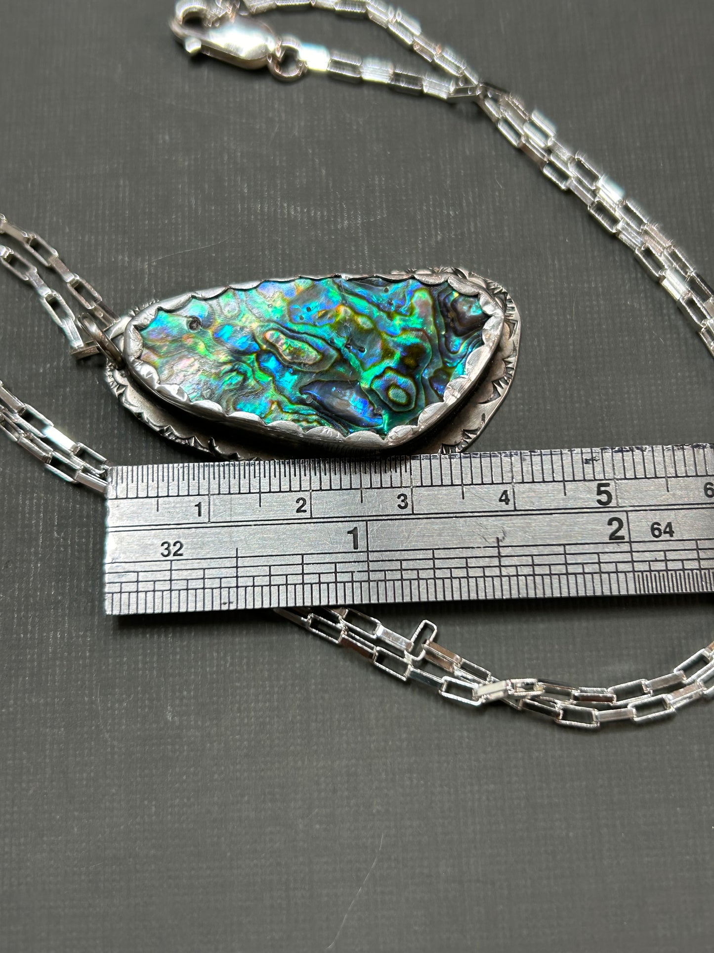 Abalone shell necklace