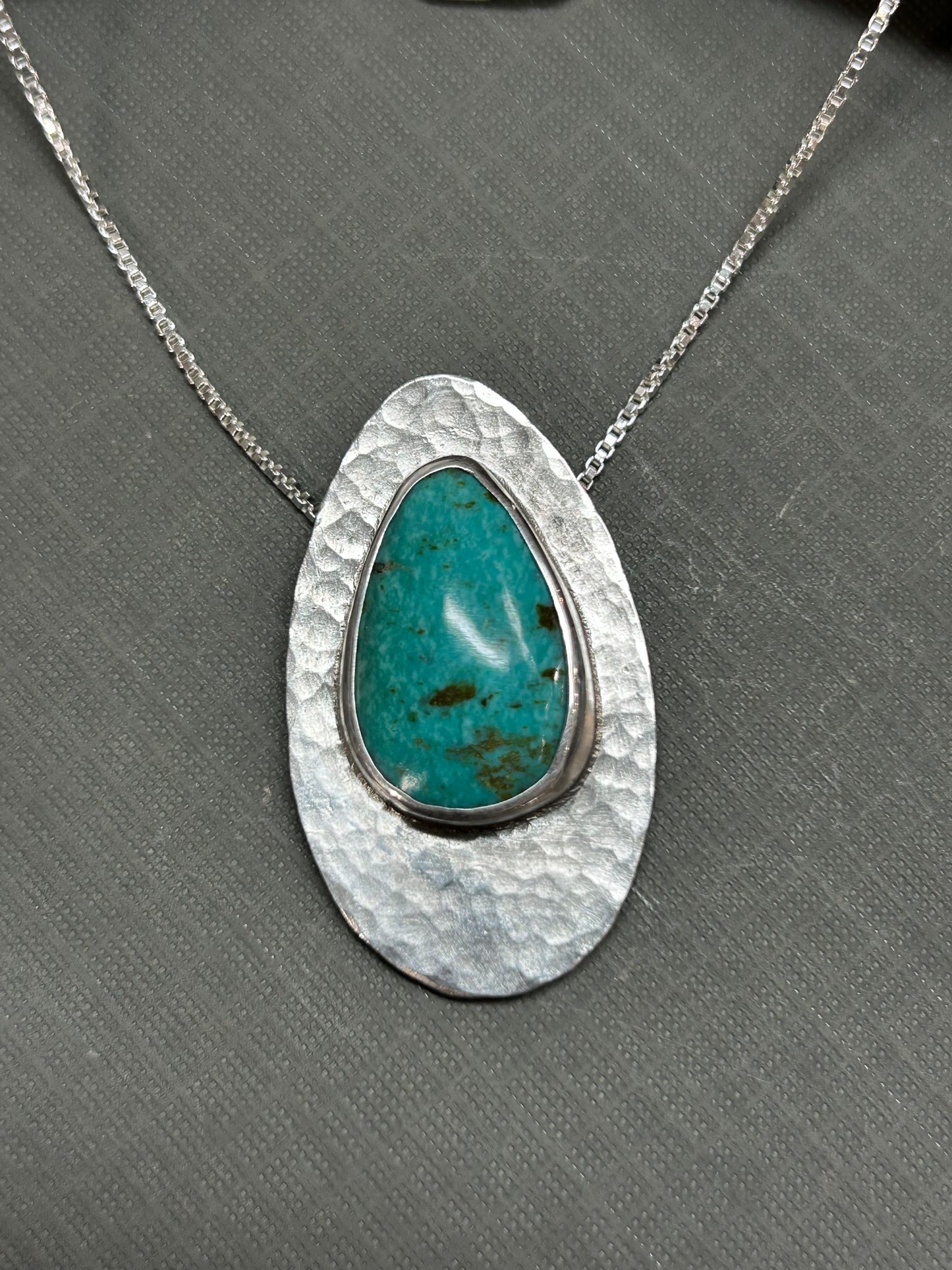 Turquoise drop necklace/pendant