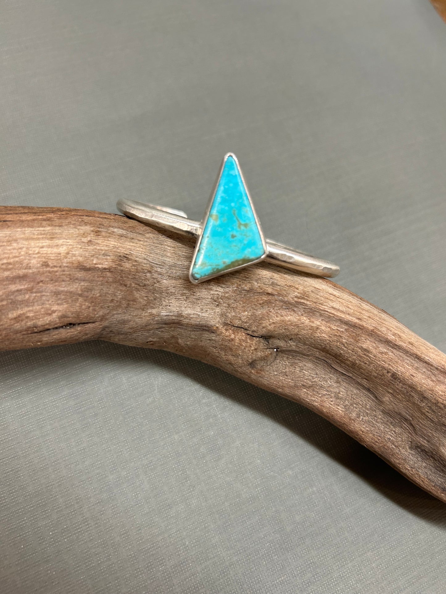 Turquoise silver cuff