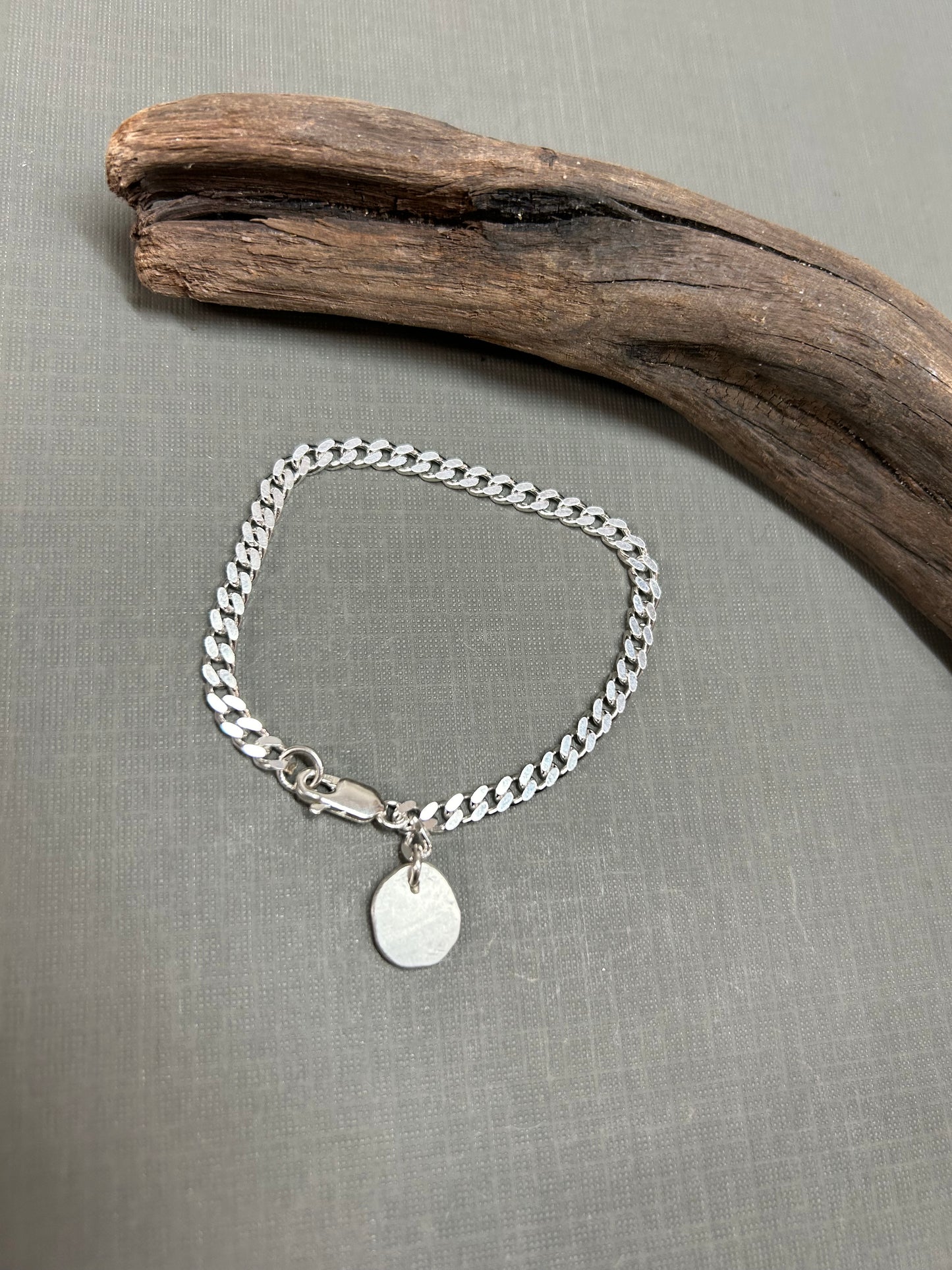 Chain and nugget bracelet
