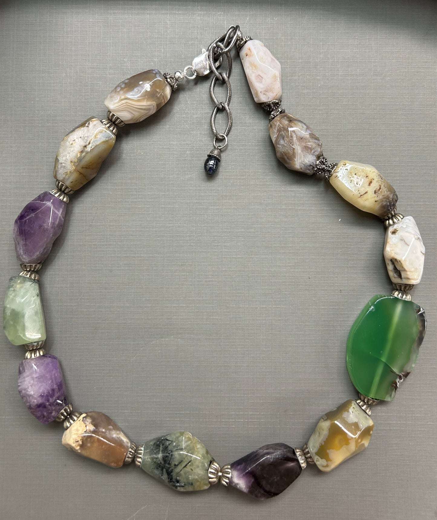 Chunky gemstone necklace