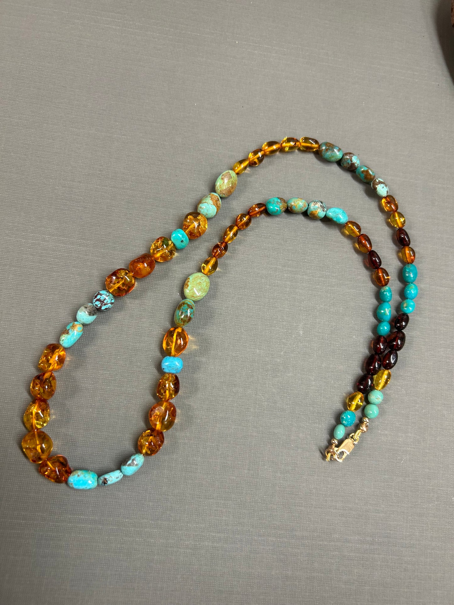 Amber and Turquoise necklace