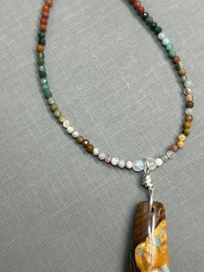 Boulder Opal necklace