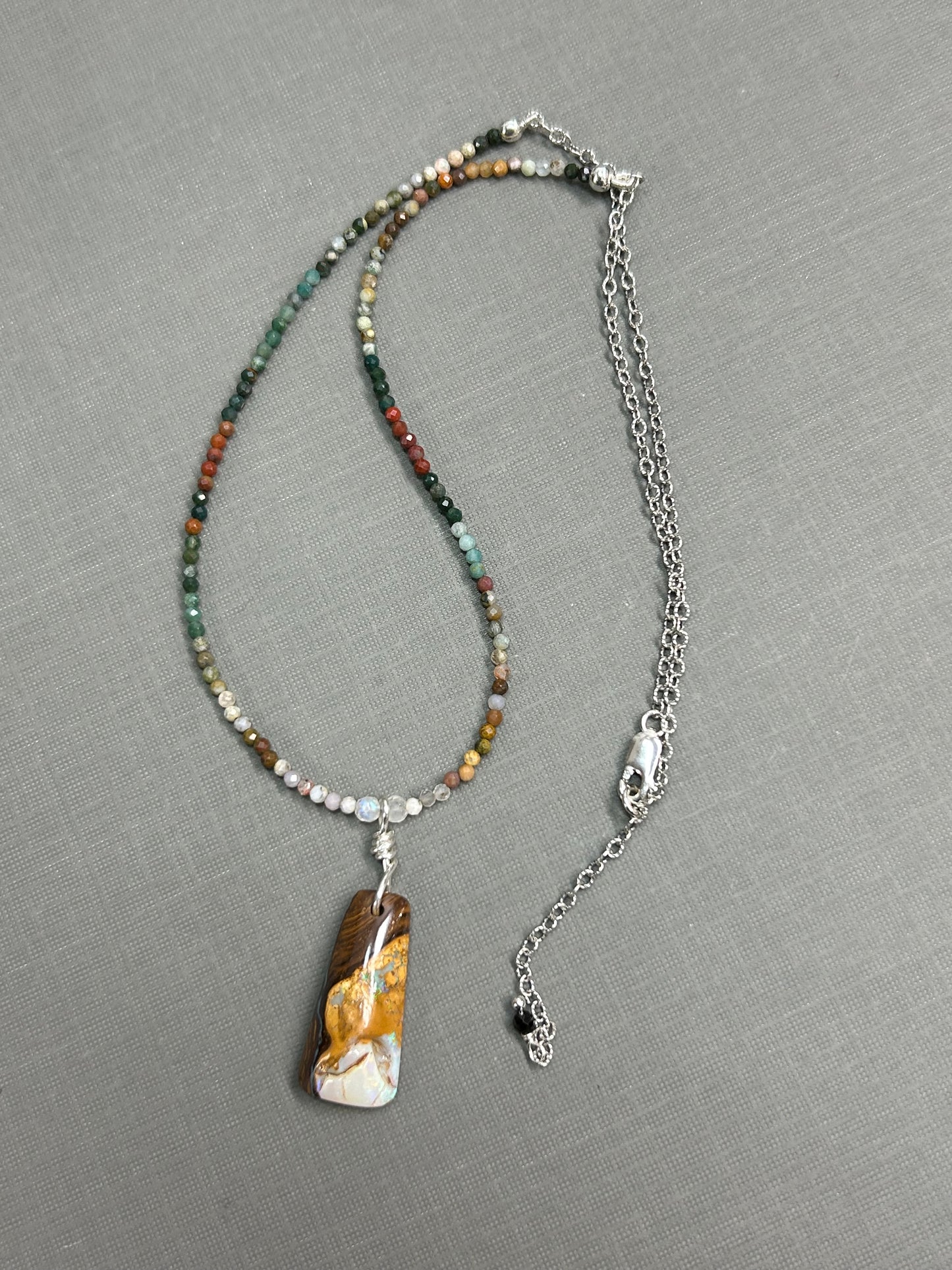 Boulder Opal necklace