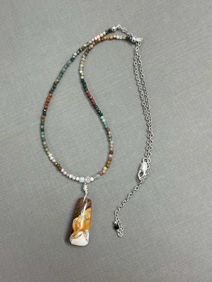 Boulder Opal necklace