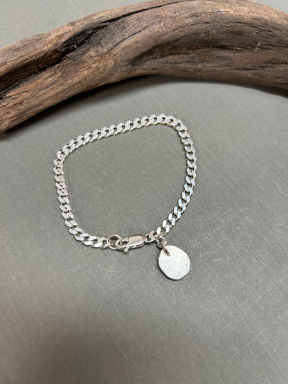 Chain and nugget bracelet