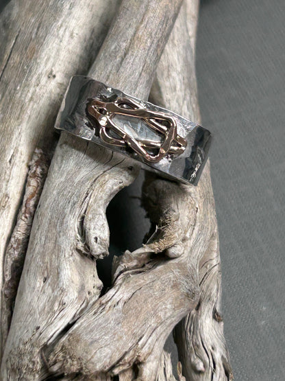 Star of David ring-Gold and Silver