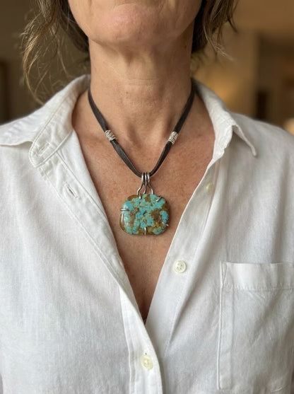 Turquoise statement necklace