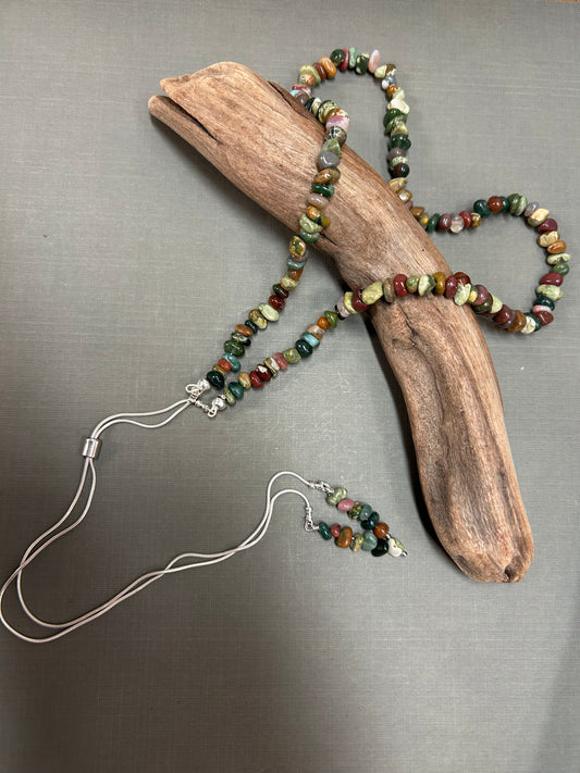 Ocean Jasper lariat/ necklace