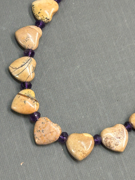 Hearts necklace- love
