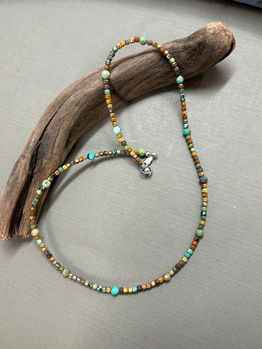 Turquoise unisex necklace