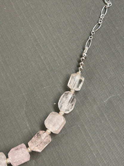 Pink necklace-Morganite