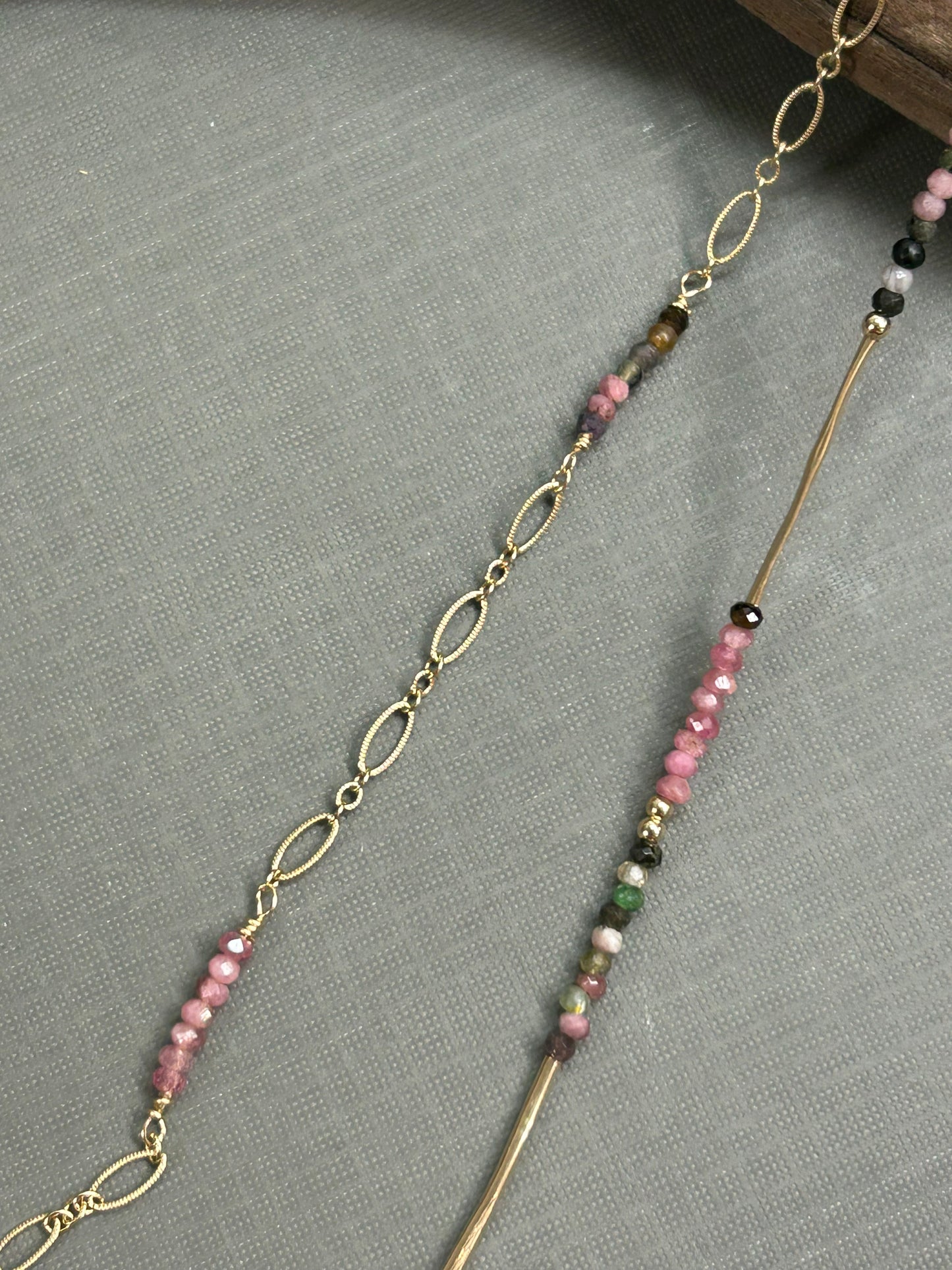 Watermelon Tourmaline necklace