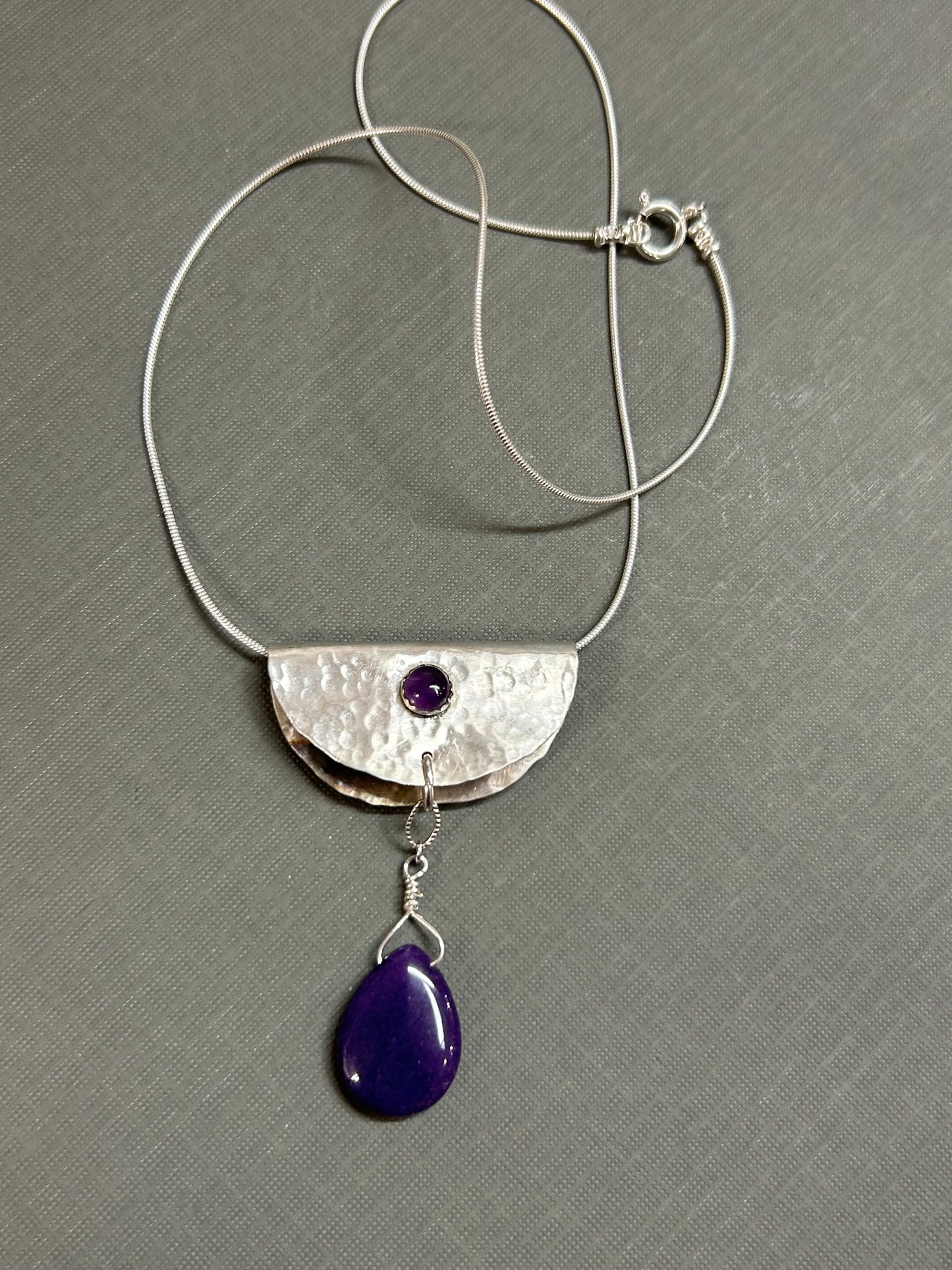 “Taco” Amethyst and Sugilite necklace