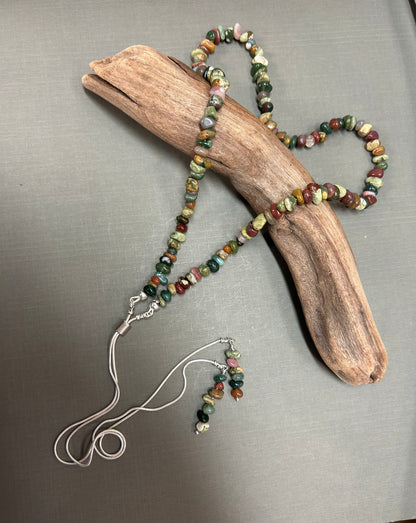 Ocean Jasper lariat/ necklace