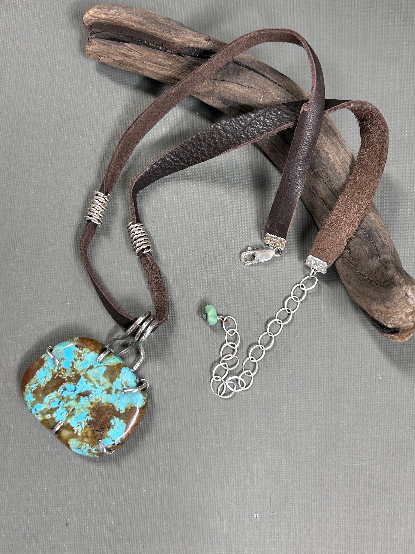 Turquoise statement necklace