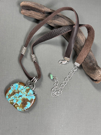 Turquoise statement necklace