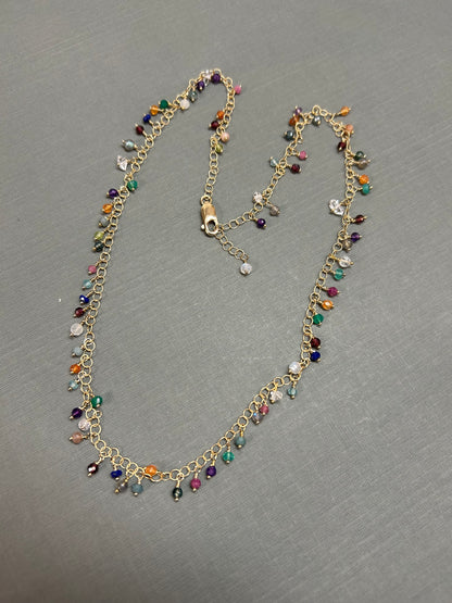Cluster of gemstones- necklace