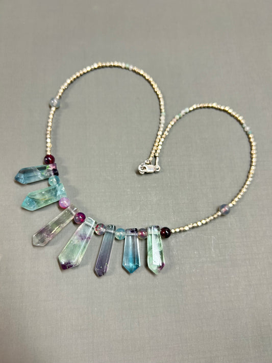 Fluorite necklace