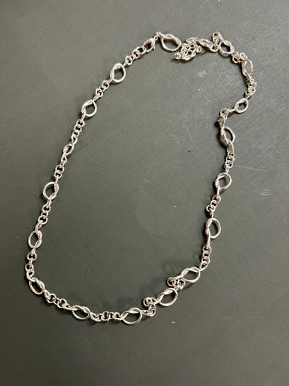 Knots necklace-silver