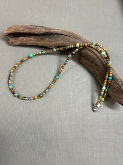 Turquoise unisex necklace