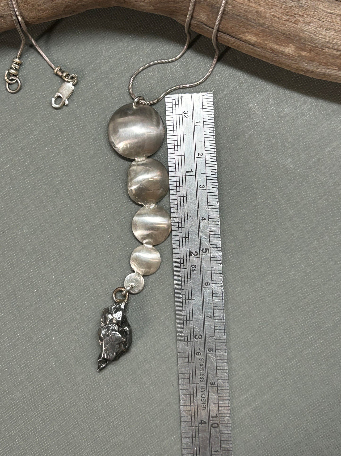 Comet and Meteorite necklace