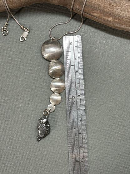 Comet and Meteorite necklace