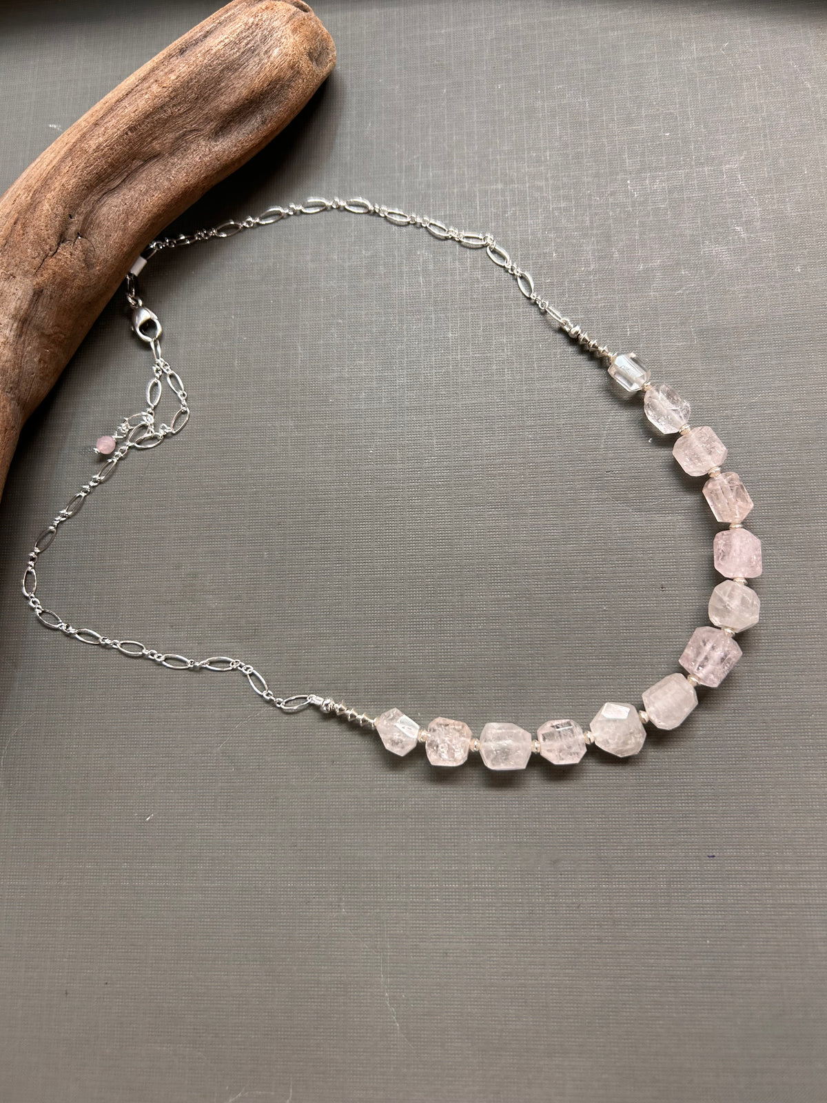 Pink necklace-Morganite