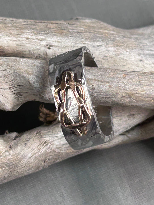 Star of David ring-Gold and Silver